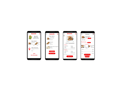 Mexican Bite App app design ux