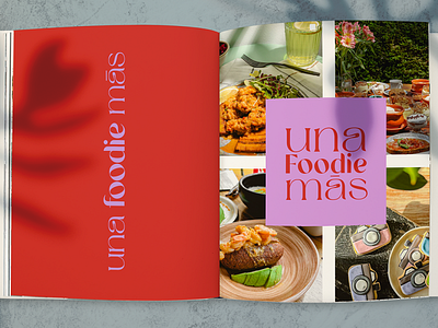 Una Foodie Más Branding branding design illustration logo typography