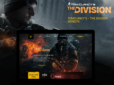 Tom Clancy's The Division Website