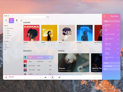 iTunes redesign app apple design interface itunes music redesign ui user ux