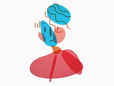 #78. Simple funny art color illustration