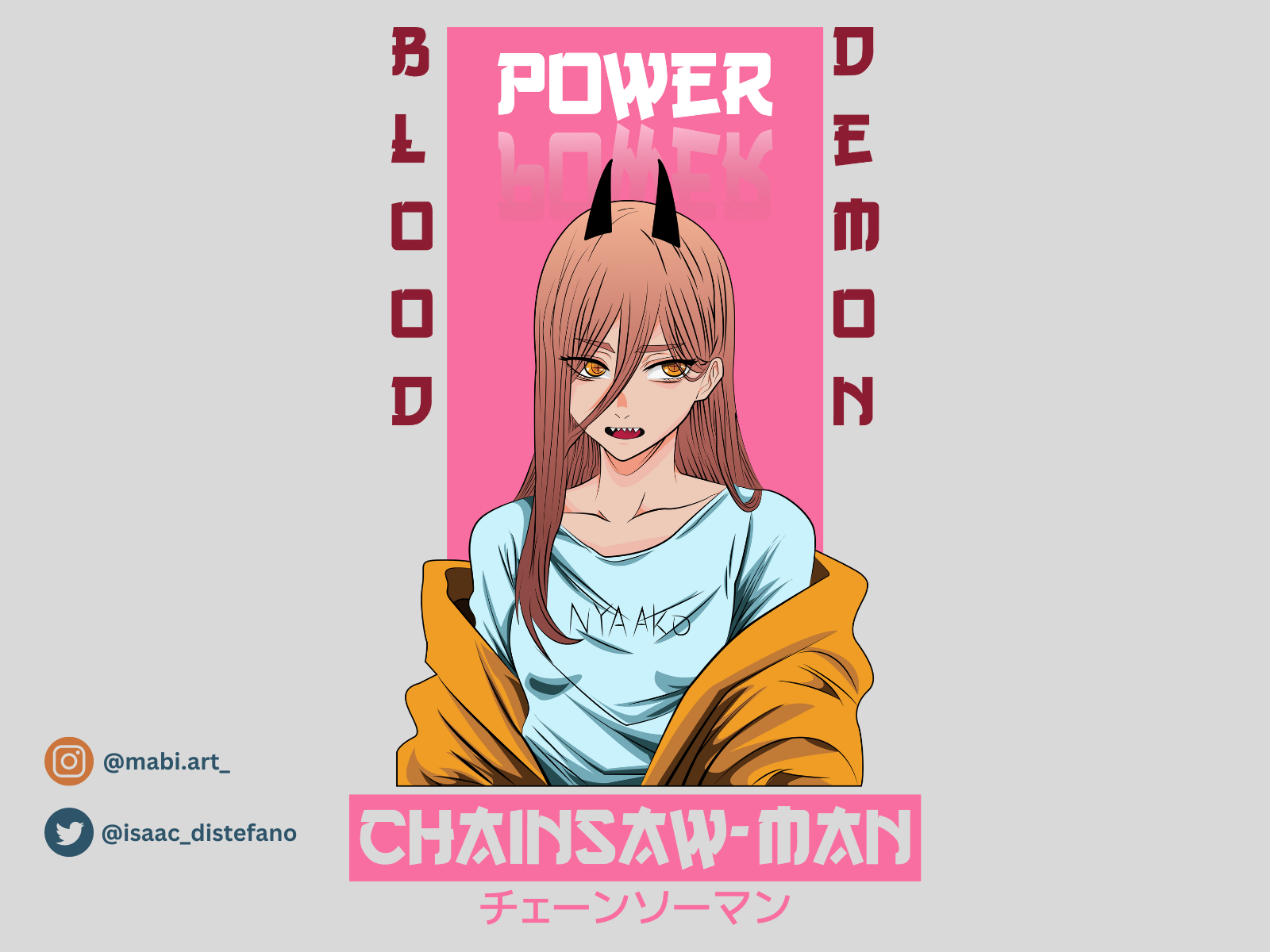 Power Chainsaw Man by Isaac Di Stefano  Mabi Art on Dribbble