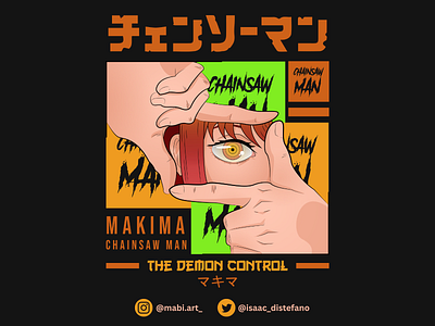 Makima, Chainsaw Man anime chainsaw man chainsawman denji digital art draws freak illustration japanese japon makima makima chainsaw man otaku reference
