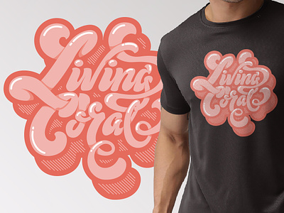 Living Mockup calligraphy design graphic design illustration lettering vector