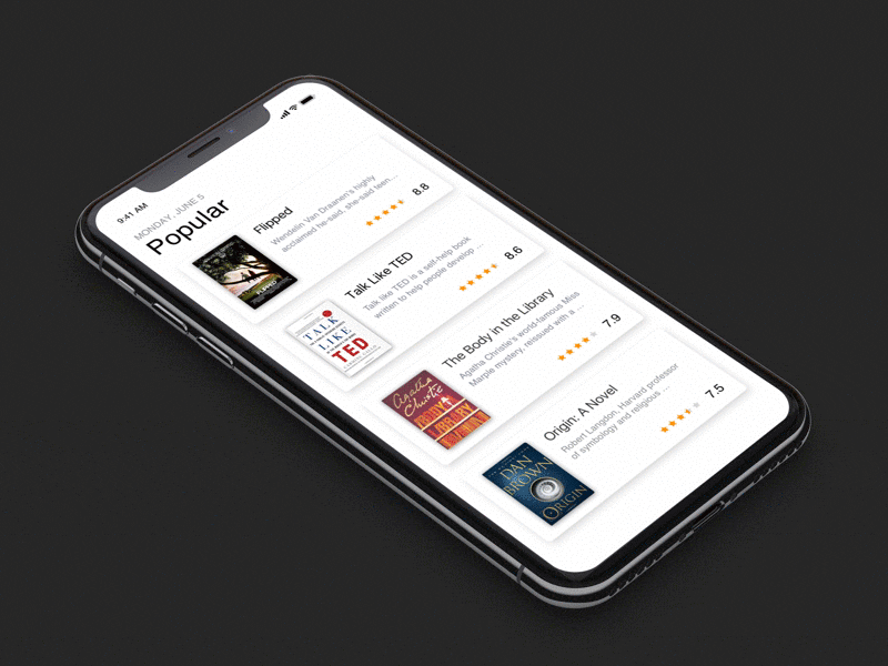 Book App Design