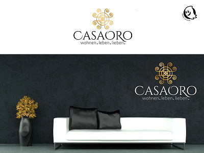 CASAORO branding creative design interior logo vector