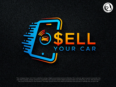 SELL YOUR CAR branding car creative design logo vector vehicle
