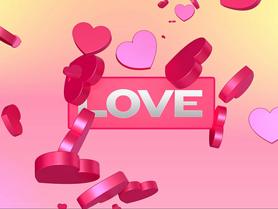 Love-Hate button cinema4d design inspiration funny hate haters heart interface interfaces design loop loop animation love particles render ui valentines valentines day valentinesday