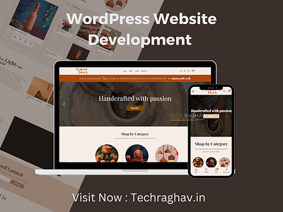 WordPress Website : Terracotta Products Shop branding design ui website wordpress development wordpress website