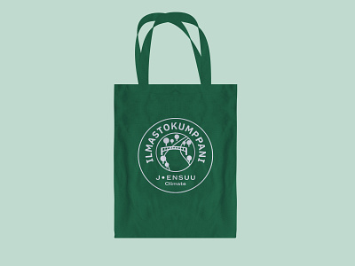 Climate sign bag logo sign