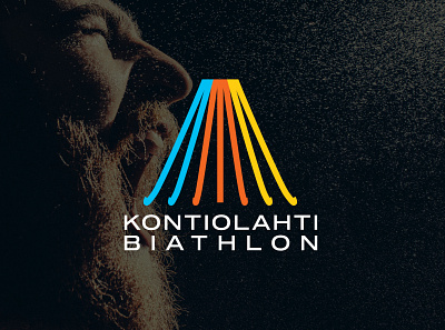 Kontiolahti Biathlon branding design logo logodesign visual i visual identity