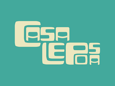 Casa Leposa typography