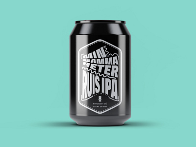 Min mamma heter -concept beer label