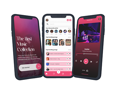 Music/Song playlist mobile Ui app design app app design apps clients dashboard design developer figma logo mobile mobileapp mobileapp designs musicapp payment project typography ui ux uxui website