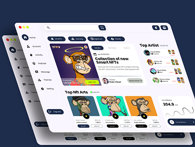 NFT dashboard Ui Design app design apps clients dashboard dashboard designs developer dollars figma mobile app nft nft design app nft mobile app payment screens ui designs uxui website