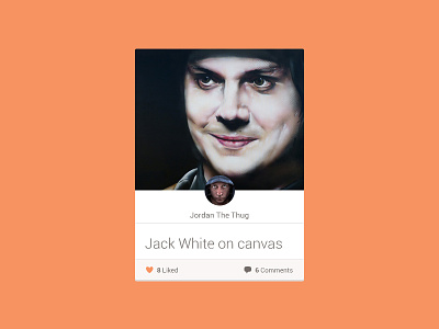 Artist Post artist block content jack white likes post profile style window