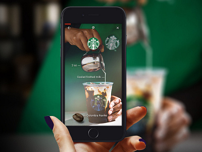 Starbucks AR ar iphone mixed reality mobile starbucks