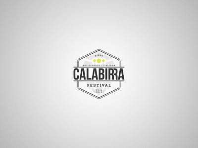 Calabirra Festival Logo badge beer art beer festival design logo logotype typography vector vectors