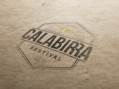 Calabirra Festival - Logo mock-up