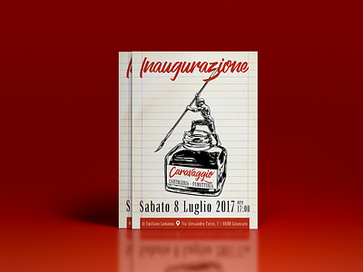 Caravaggio Flyer design flyer flyer artwork flyer design illustration typography vector