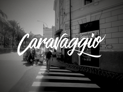 Caravaggio Custom Type branding custom lettering custom type design graphic design graphics handwritten logo logo design logotype sign sign design type mark typography vector vectors