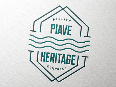 Piave Heritage (logo mock-up) design graphic design logo logotype