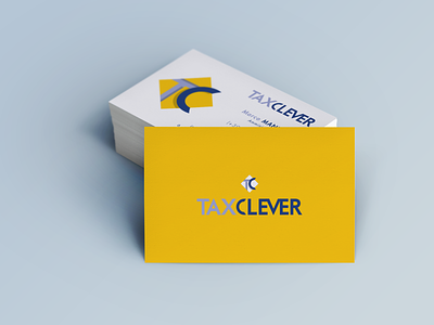 Tax Clever Business Card business and finance business card design layout design mockup stationery stationery design