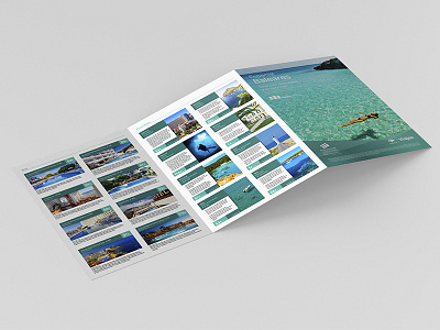 A4Tri-fold Brochure Design a4 brochure design graphic design layout print layout travel tri fold