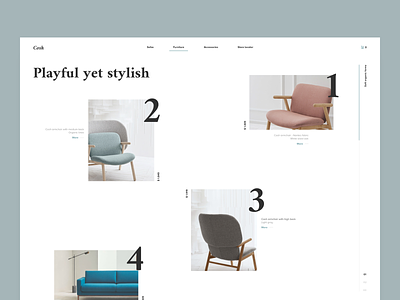Cosh Furniture - Designer furniture online store concept