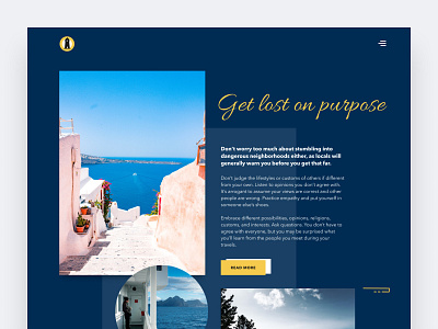 Adventure travel blog website adventure blog clean design design concept homepage modern travel travelblog travelling ui ux ui design web design