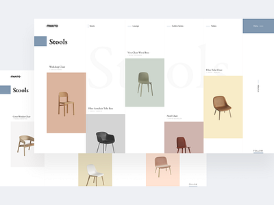 Scandinavian furniture online store clean design design concept furniture furniture website homepage modern online store scandinavian ui ux ui design web design web shop