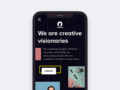 Design agency website - Mobile agency clean design design concept homepage interface mobile modern responsive ui ui ux ui design web design website