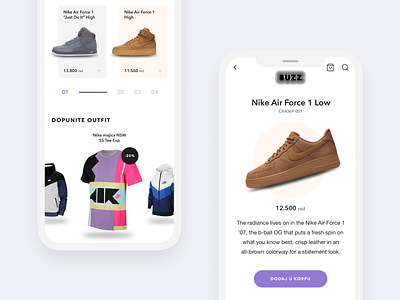 Online sneaker shop website buzz clean design design concept homepage interface mobile modern online shop responsive sneakers ui ui ux ui design web design white