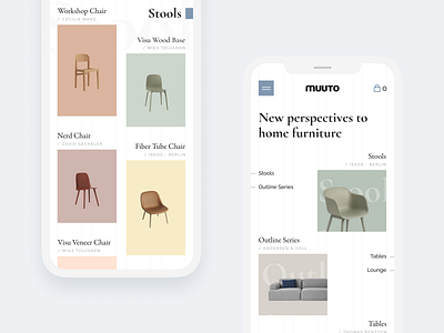 Scandinavian furniture online store clean design design concept furniture homepage interface mobile modern responsive scandinavian ui ui ux ui design web design