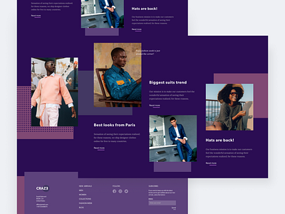 Fashion store website concept clean design design concept fashion fashion brand homepage interface models modern online store ui ui ux ui design web design