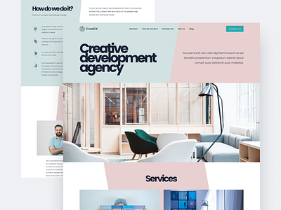 Design agency website