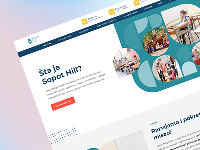 Sopot Hill - Private school website design