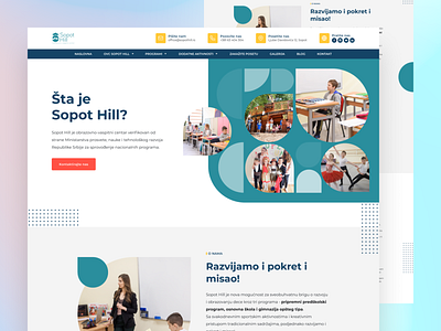 Sopot Hill - Private school website design