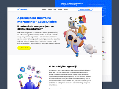 Digital marketing agency website agency design digital homepage interface marketing modern ui ux ui design web design website