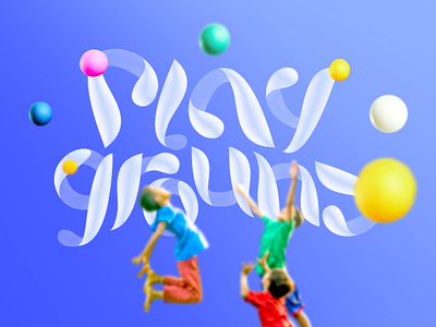 Playground V2 - Wix Playoff: Take the Playground art colors design font playground typeface typography