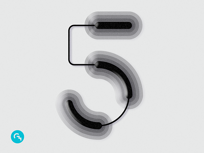 Numbers_5 art design designer font fonts graphic graphicdesign number numbers type typography