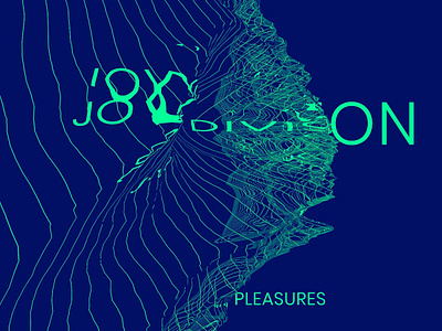 Tribute to Joy Division's - "Unknown Pleasures" Album Design