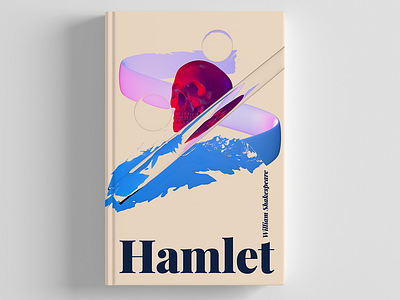 An imaginary book cover for Shakespeare’s Hamlet