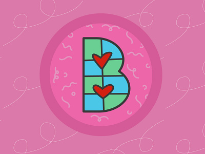 Mastered a "B" Word badge badge design badges creative direction illustration redesign