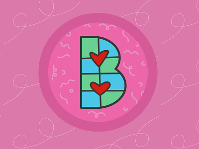 Mastered a "B" Word badge badge design badges creative direction illustration redesign