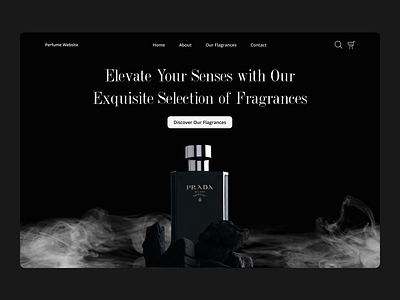 Perfume Website Concept