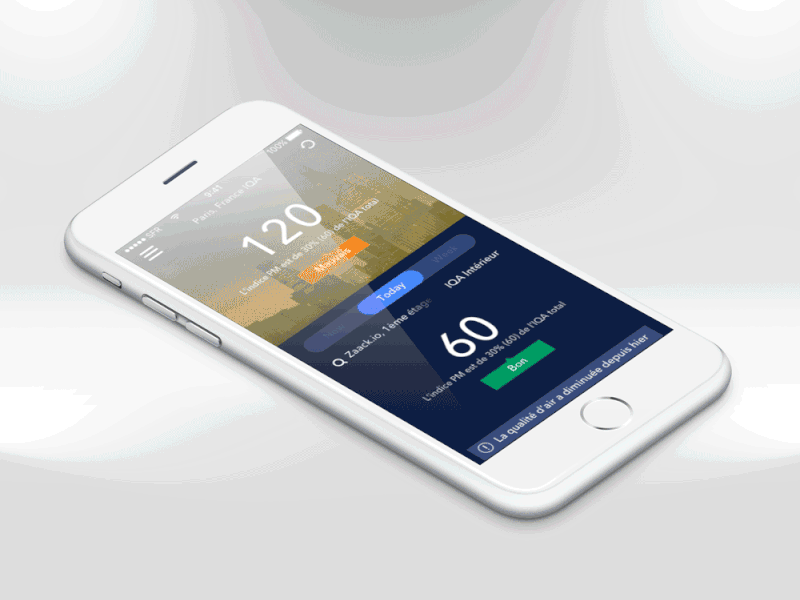 Inside IQ checking charts ios mobile ui ux