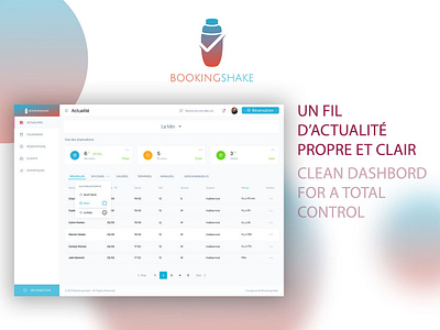 Booking management booking clean french ui ux