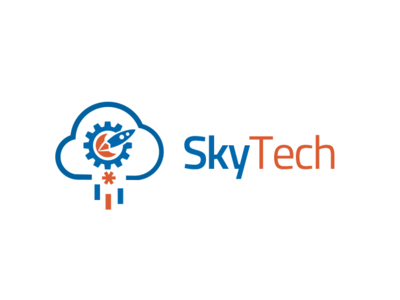 Sky Tech branding logo