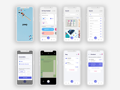 Juno Mobile App mobile app mobile app design mobile ui ux ui visual design